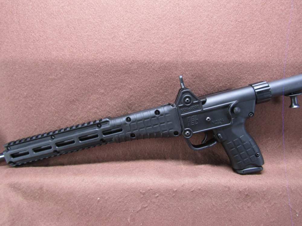 Keltec CNC Sub-2000 9 mm Folding Semi 16" BRL Glock 17 Rd Mag VG Bore-img-14