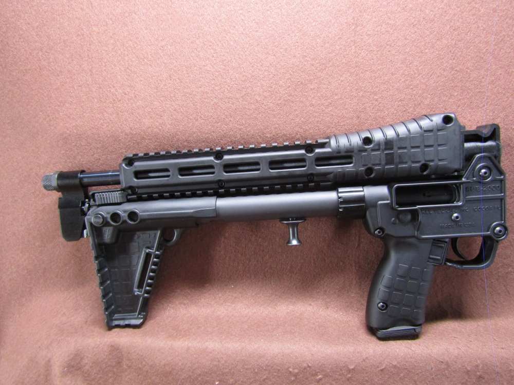 Keltec CNC Sub-2000 9 mm Folding Semi 16" BRL Glock 17 Rd Mag VG Bore-img-10