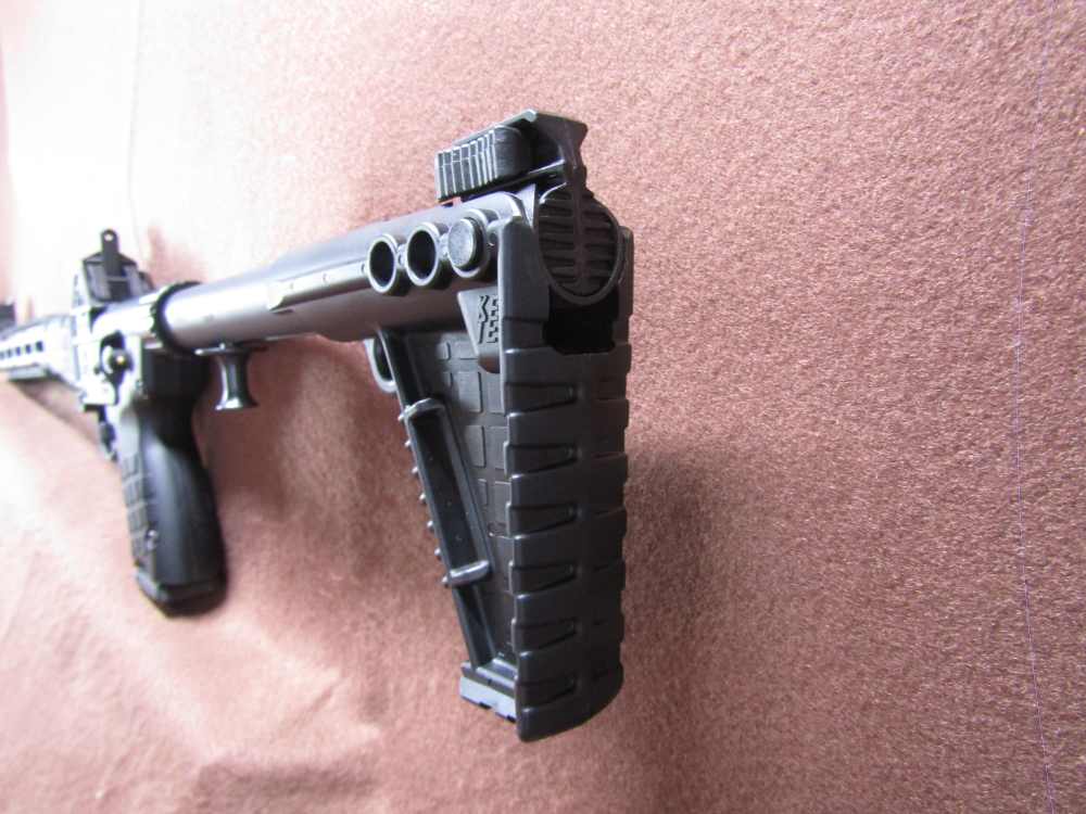 Keltec CNC Sub-2000 9 mm Folding Semi 16" BRL Glock 17 Rd Mag VG Bore-img-12