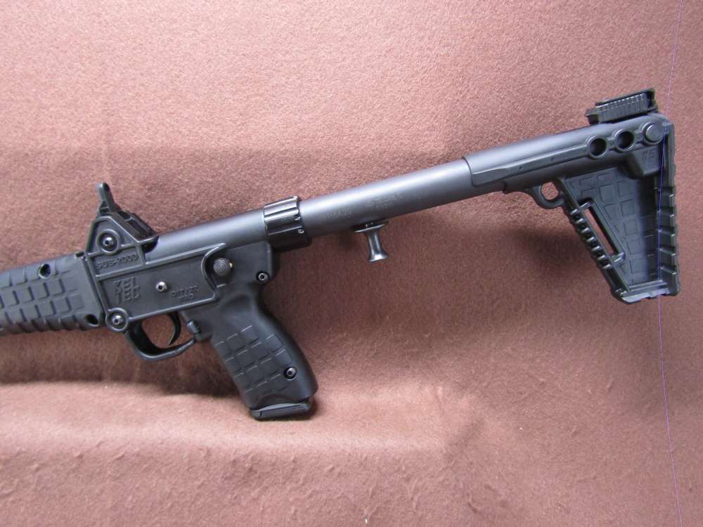 Keltec CNC Sub-2000 9 mm Folding Semi 16" BRL Glock 17 Rd Mag VG Bore-img-13