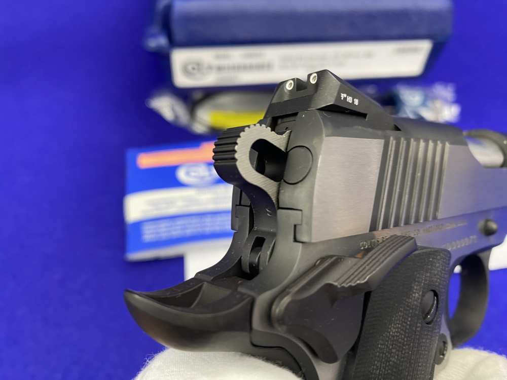 LOW SN#71 Colt Combat Elite Commander 9mm 4.25" Two-Tone w/ Box & Papers-img-21