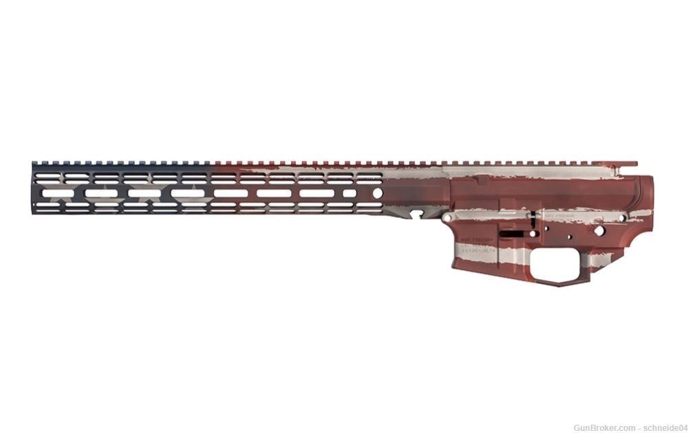 Aero Precision M4E1 BUILDER SET W/15" ATLAS RONE MLOK HANDGUARD - OLD GLORY-img-1