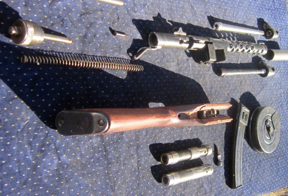 M49/57 parts kit 7.62x25 Tokarev; Yugo's PPSH smg w/Stick& Drum mags!-img-29