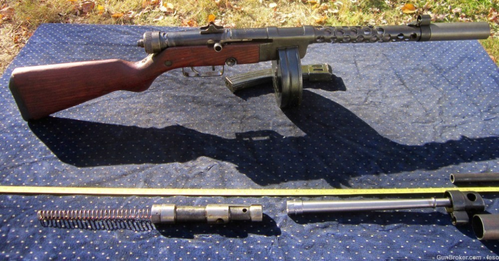 M49/57 parts kit 7.62x25 Tokarev; Yugo's PPSH smg w/Stick& Drum mags!-img-7