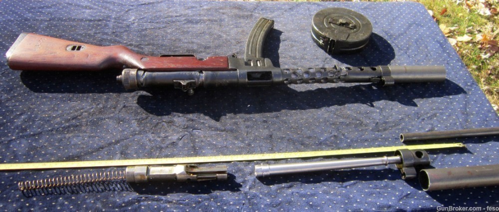 M49/57 parts kit 7.62x25 Tokarev; Yugo's PPSH smg w/Stick& Drum mags!-img-33