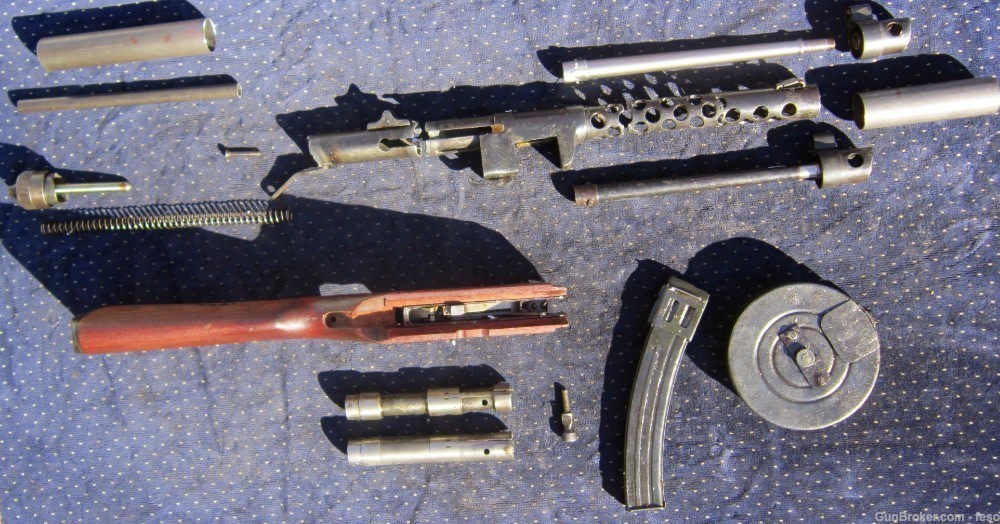 M49/57 parts kit 7.62x25 Tokarev; Yugo's PPSH smg w/Stick& Drum mags!-img-26
