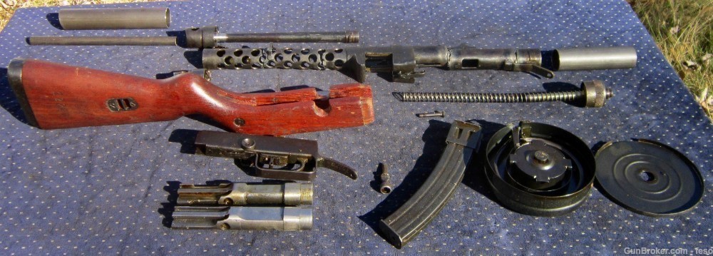 M49/57 parts kit 7.62x25 Tokarev; Yugo's PPSH smg w/Stick& Drum mags!-img-38