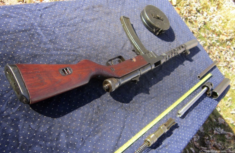 M49/57 parts kit 7.62x25 Tokarev; Yugo's PPSH smg w/Stick& Drum mags!-img-30