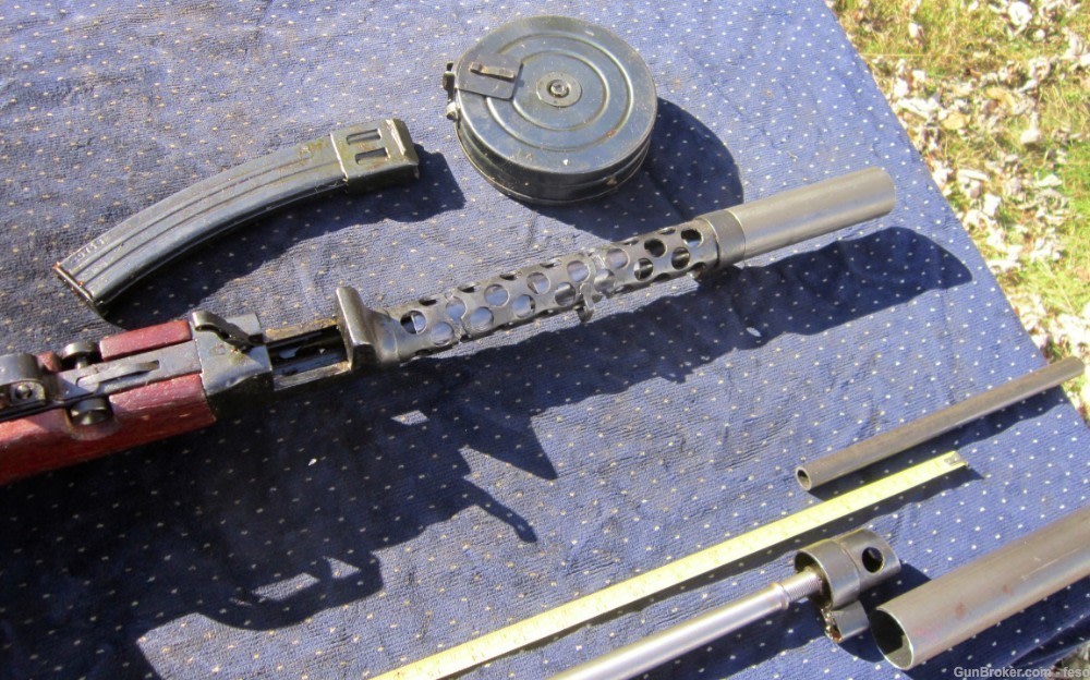 M49/57 parts kit 7.62x25 Tokarev; Yugo's PPSH smg w/Stick& Drum mags!-img-31