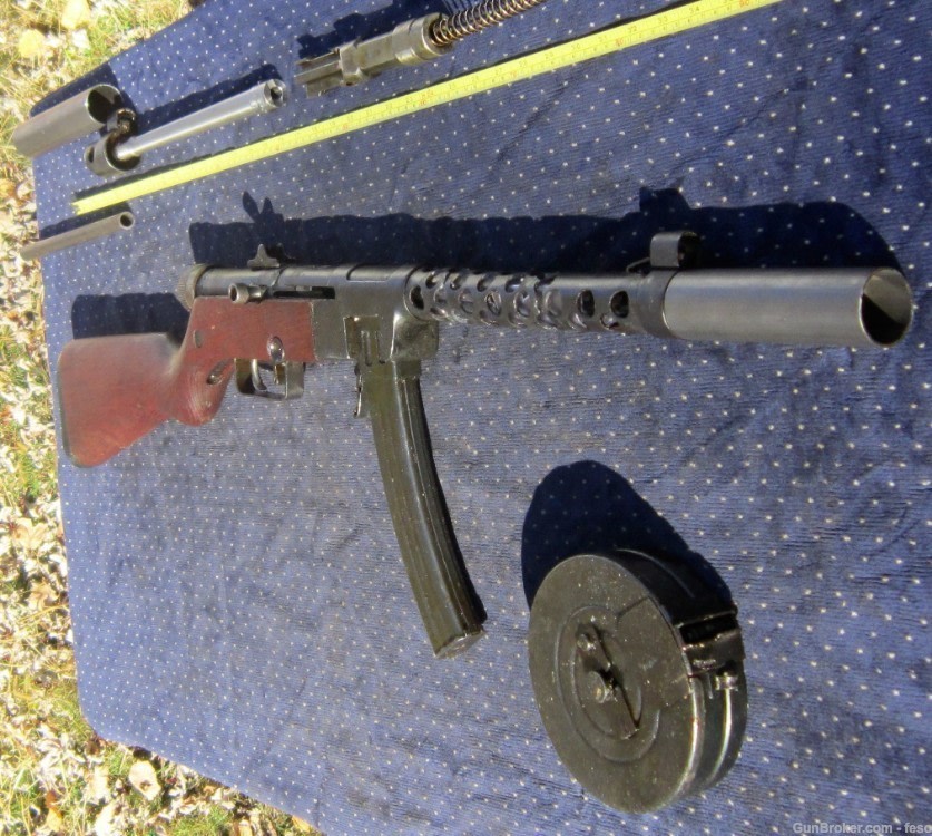 M49/57 parts kit 7.62x25 Tokarev; Yugo's PPSH smg w/Stick& Drum mags!-img-32