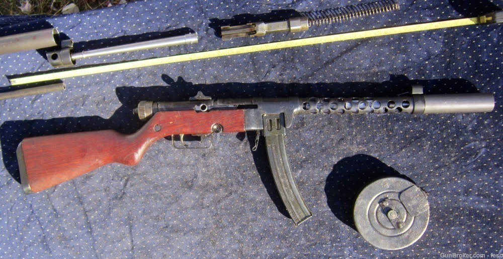 M49/57 parts kit 7.62x25 Tokarev; Yugo's PPSH smg w/Stick& Drum mags!-img-39