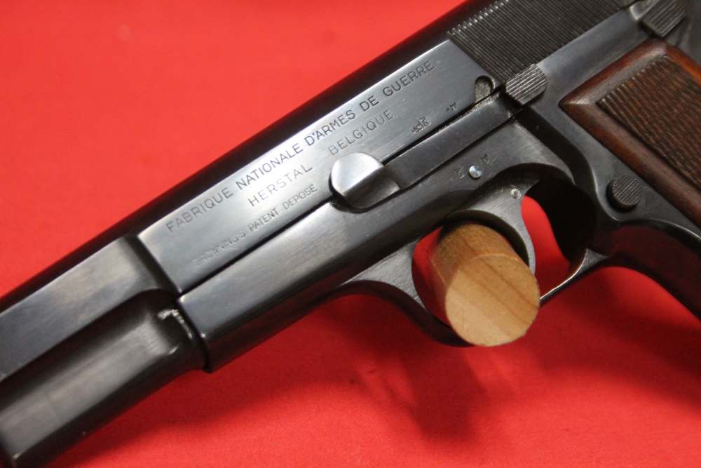 fn Browning Hi Power 9MM with Factory WW2 Holster Matching Numbers-img-19