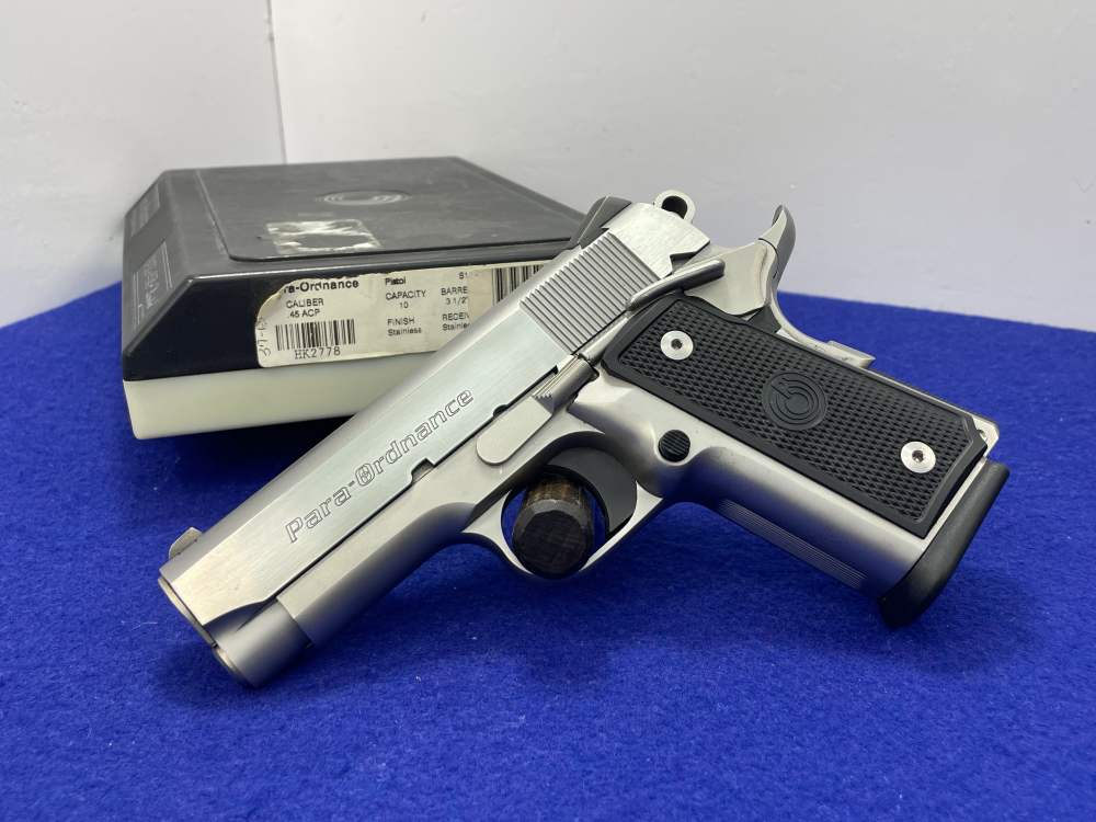 Para-Ordnance P12.25 .45ACP 3.5" Stainless *CONCEALABLE DOUBLE-STACK 1911*-img-2
