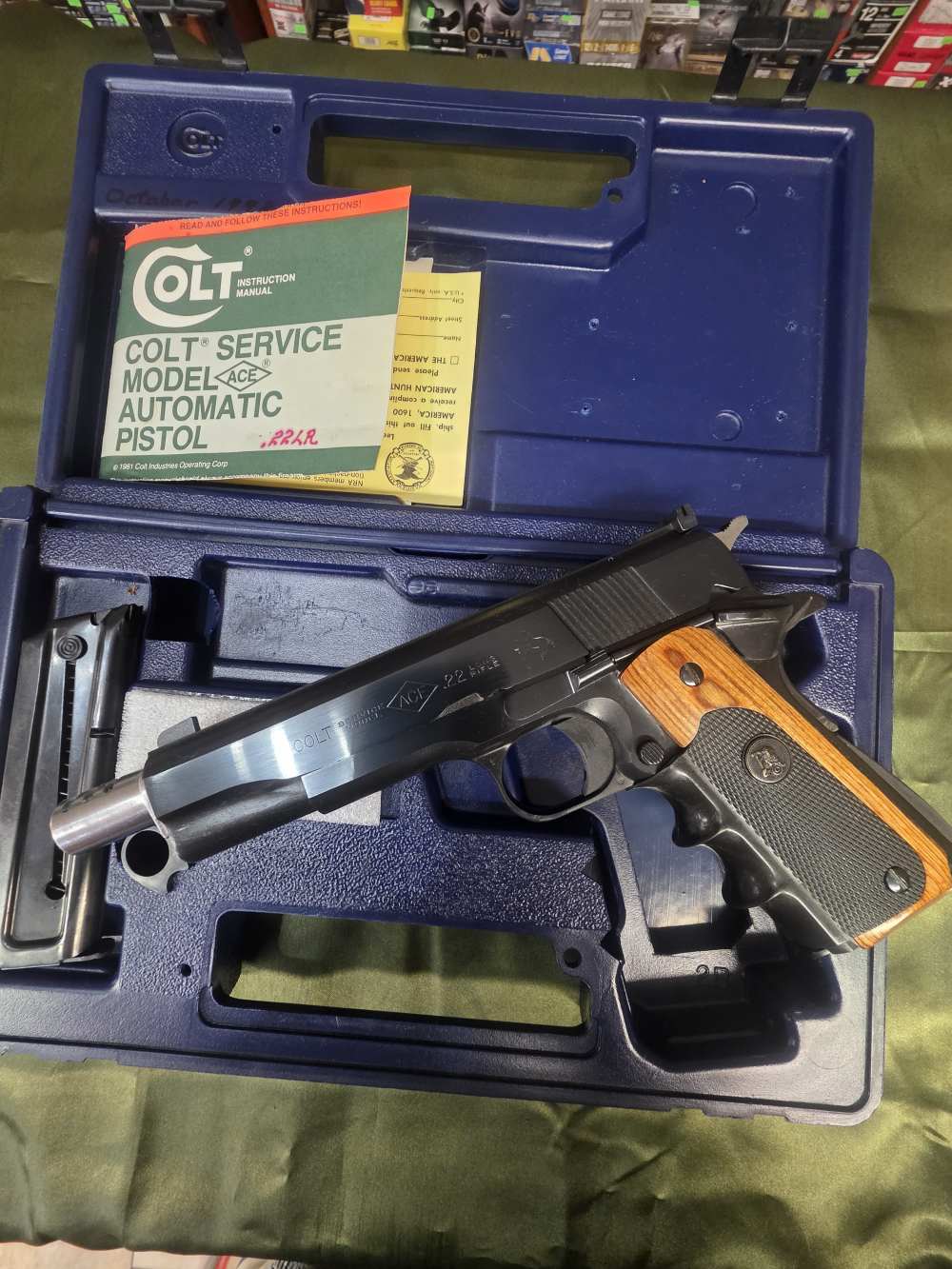 Colt Ace 22LR w/Original Box & Paperwork MINTY-img-1