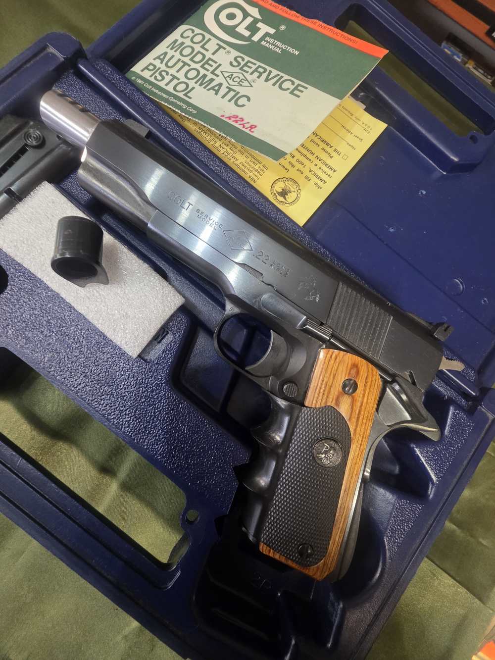 Colt Ace 22LR w/Original Box & Paperwork MINTY-img-5