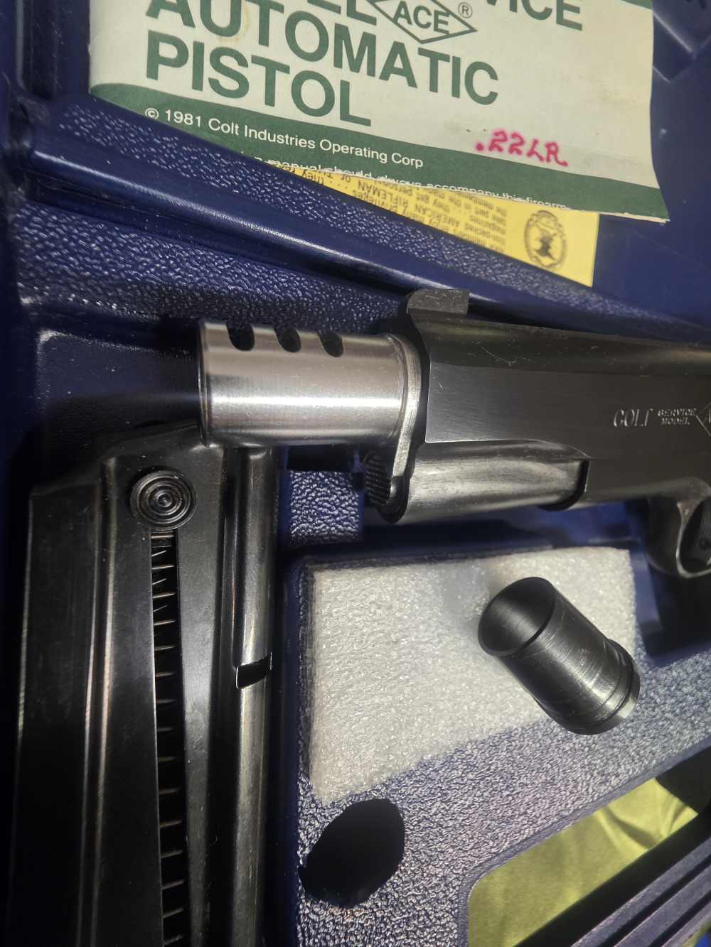 Colt Ace 22LR w/Original Box & Paperwork MINTY-img-4
