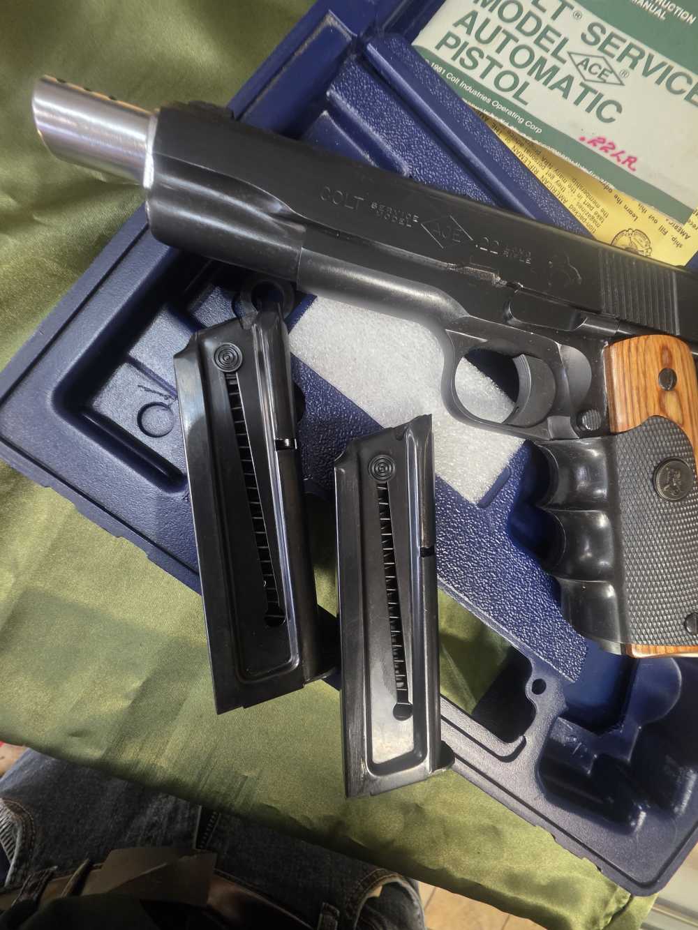 Colt Ace 22LR w/Original Box & Paperwork MINTY-img-9
