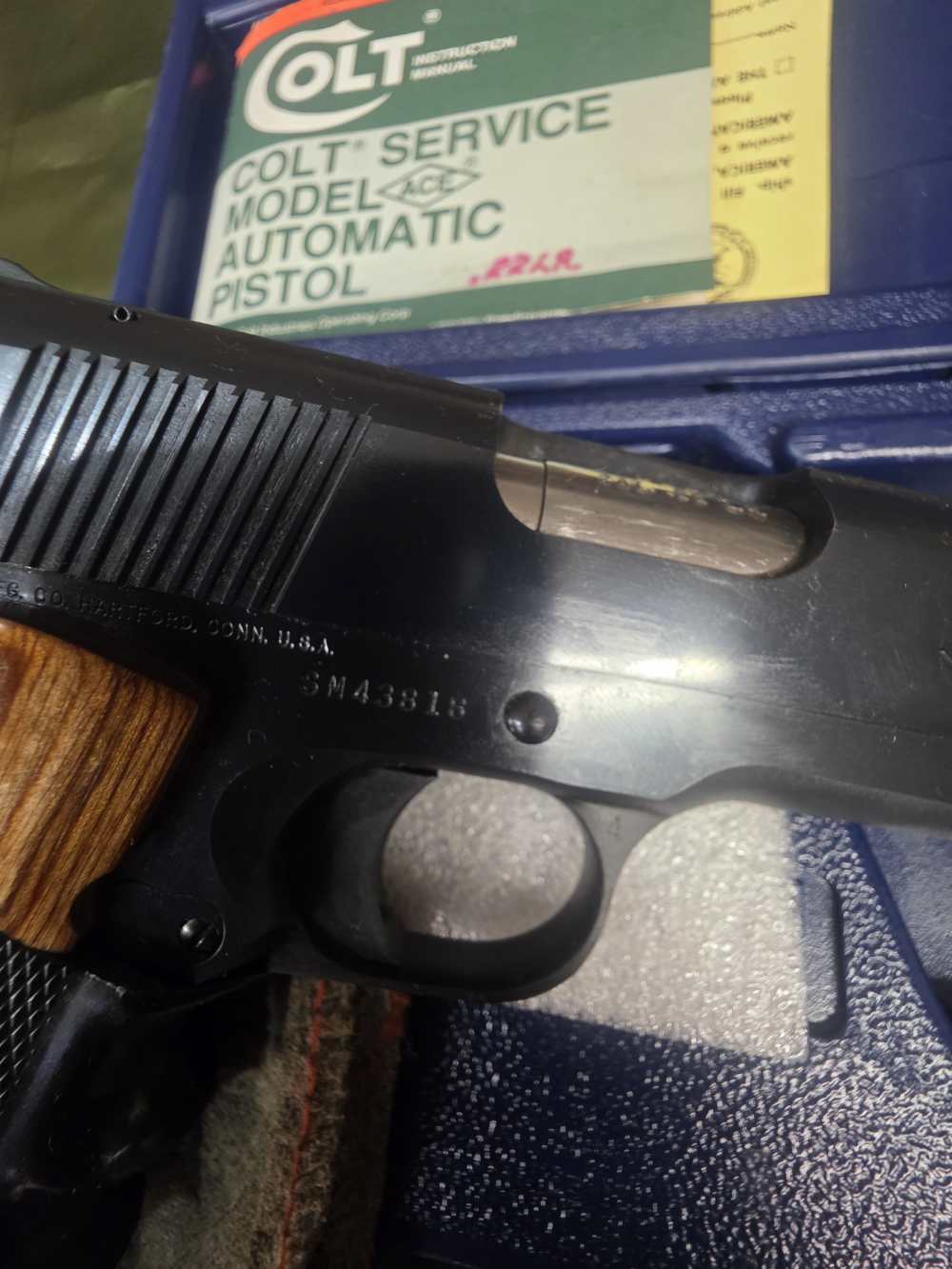Colt Ace 22LR w/Original Box & Paperwork MINTY-img-18