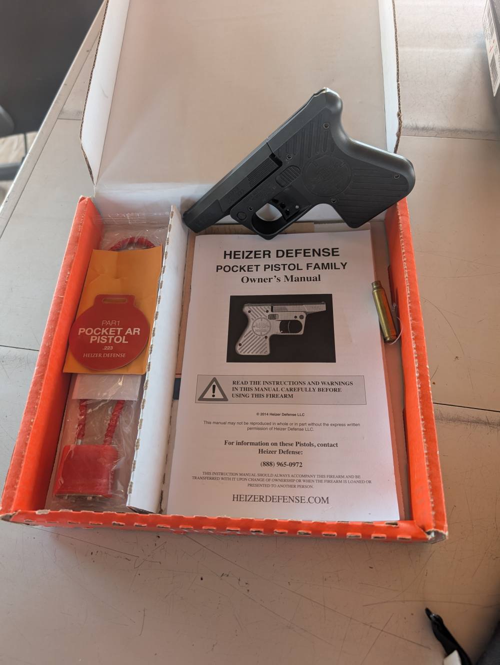 Heizer Defense PAR1 AR Pistol single shot 223 .223 5.56-img-5