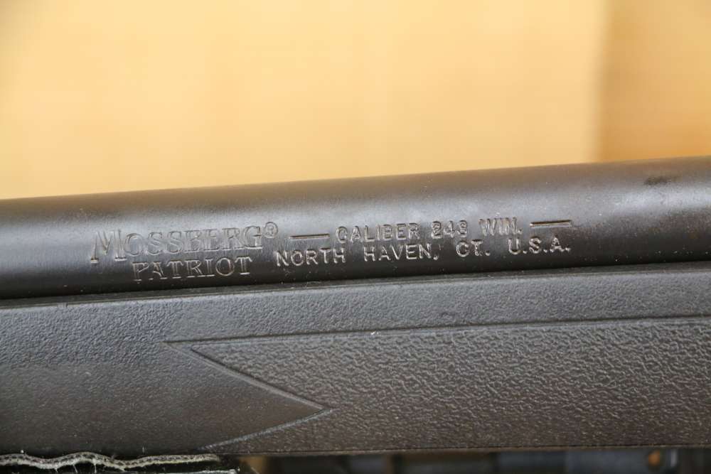 Mossberg Patriot Rifle , 243 Win, 22", Black Synthetic, W/ Bipod-img-11