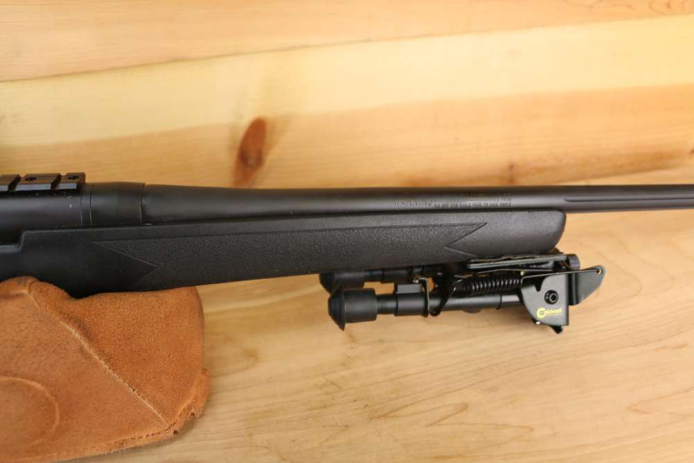 Mossberg Patriot Rifle , 243 Win, 22", Black Synthetic, W/ Bipod-img-4