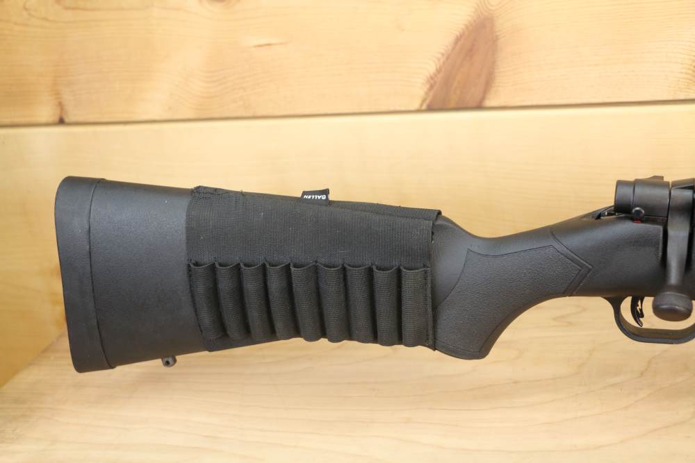 Mossberg Patriot Rifle , 243 Win, 22", Black Synthetic, W/ Bipod-img-1