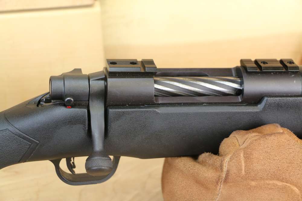 Mossberg Patriot Rifle , 243 Win, 22", Black Synthetic, W/ Bipod-img-2