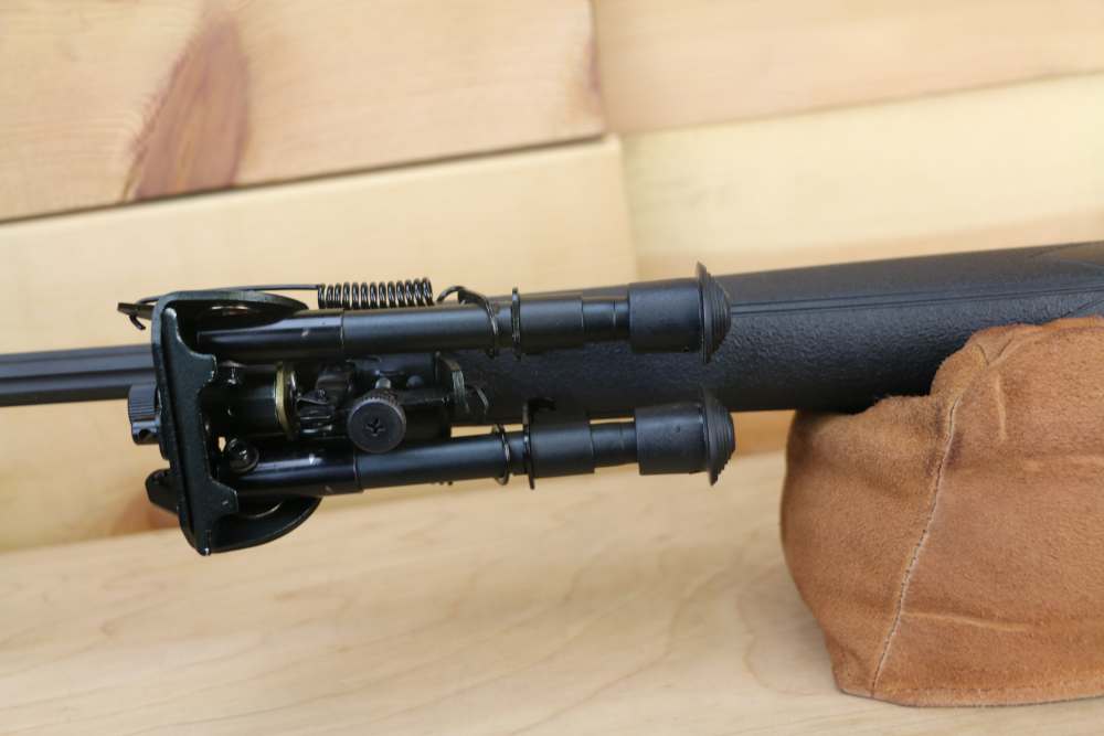 Mossberg Patriot Rifle , 243 Win, 22", Black Synthetic, W/ Bipod-img-15