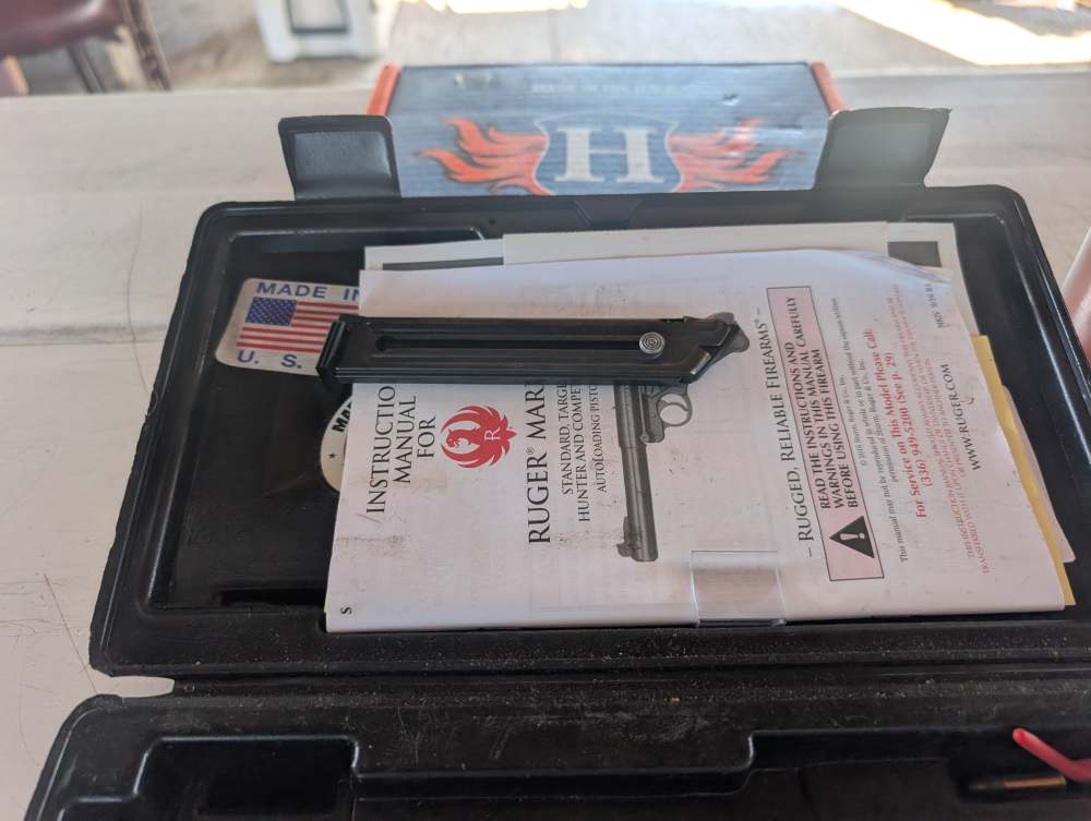 Ruger MK IV Competition Stainless Steel slab sides with 5 mags-img-4