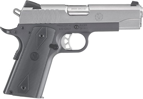 Ruger 6722 SR1911 Commander-Style 9mm Luger 9+1 4.25in Stainless Steel Barr-img-1