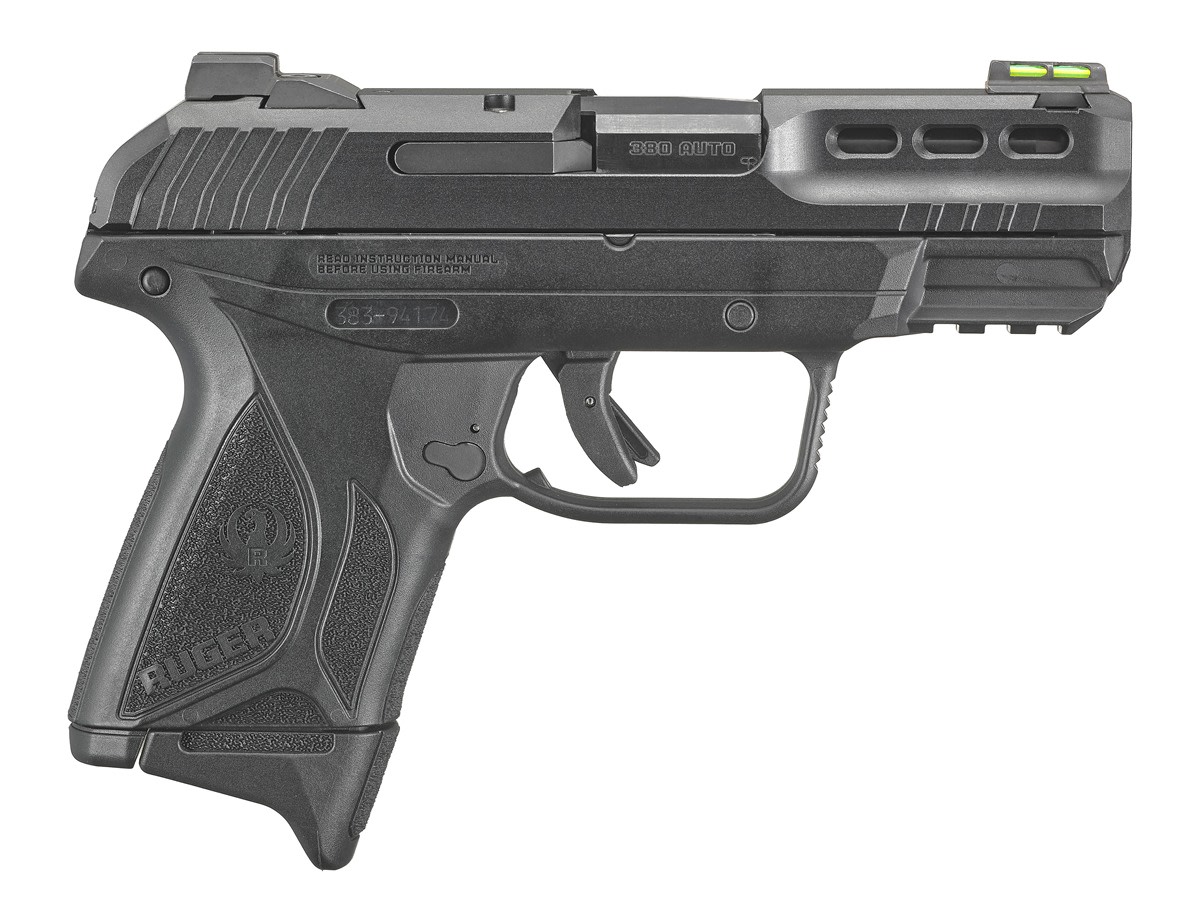 Ruger 3855 Security-380 ACP 10+1 3.42in Black Oxide Barrel, Serrated Steel-img-0