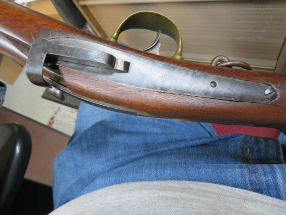 PRE CIVIL WAR US NAVY JENKS “MULE EAR” BREECH LOADING CARBINE-NICE-SCARCE-img-19
