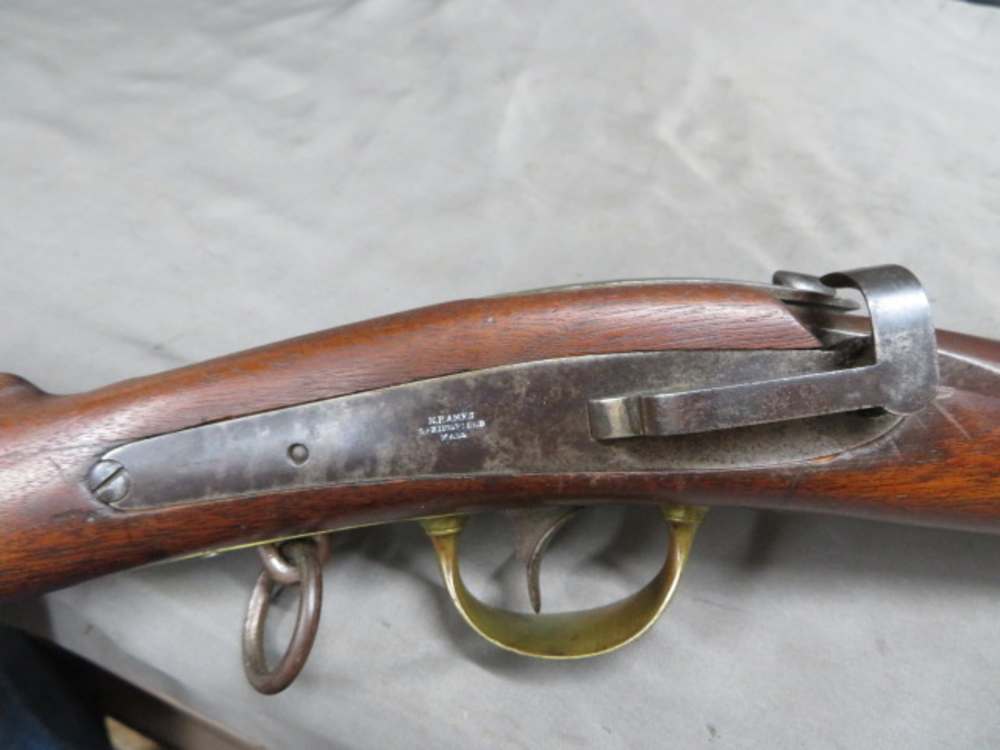 PRE CIVIL WAR US NAVY JENKS “MULE EAR” BREECH LOADING CARBINE-NICE-SCARCE-img-6