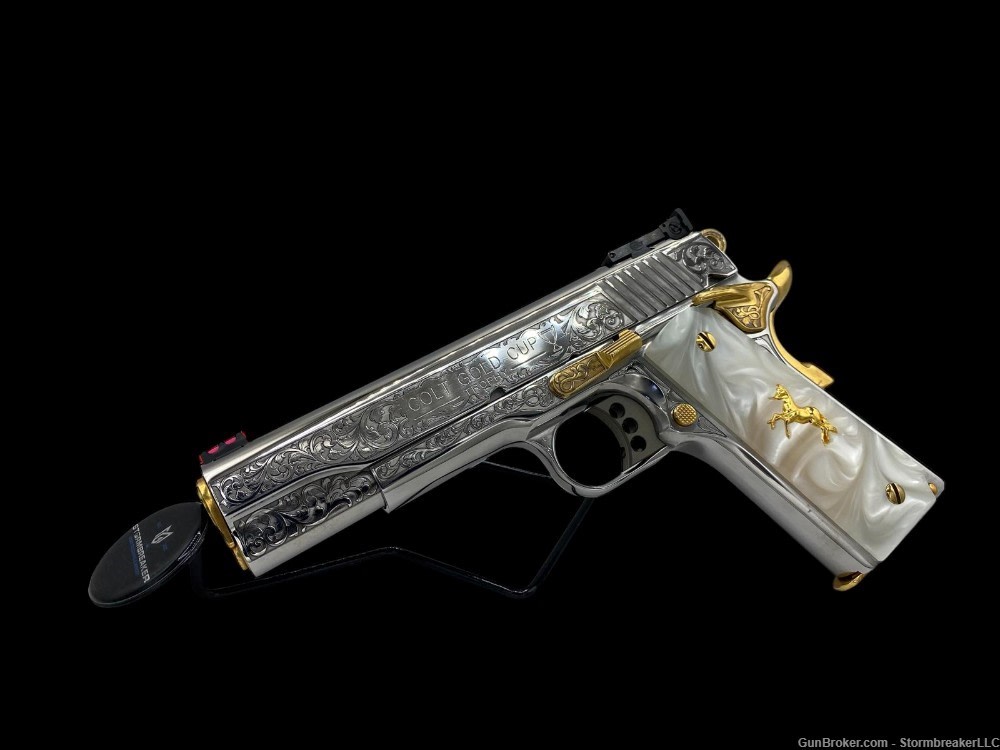 1911 White Pearl Grips Colt-img-1