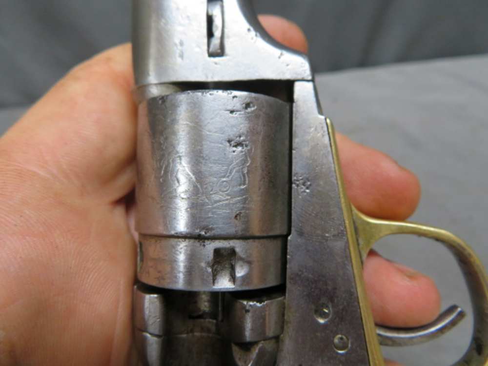 ANTIQUE COLT CARTRIDGE CONVERSION MODEL 1849 POCKET REVOLVER W/ CASE-38 CAL-img-29