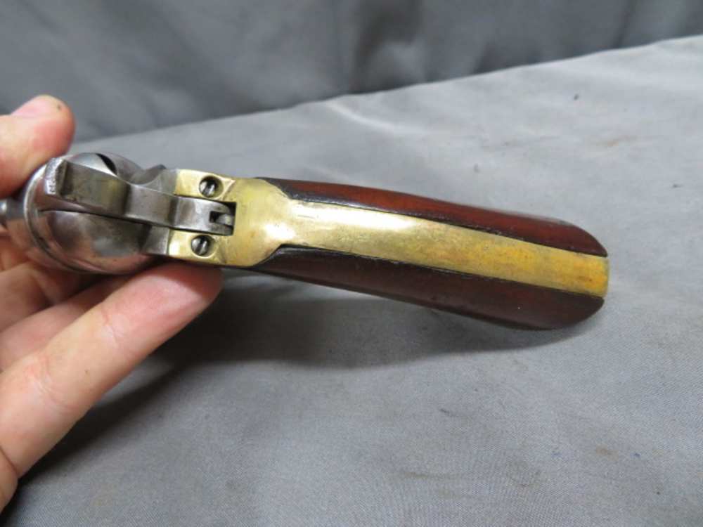 ANTIQUE COLT CARTRIDGE CONVERSION MODEL 1849 POCKET REVOLVER W/ CASE-38 CAL-img-26
