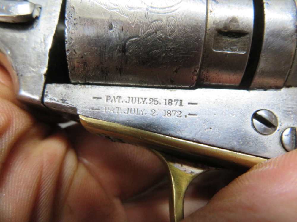 ANTIQUE COLT CARTRIDGE CONVERSION MODEL 1849 POCKET REVOLVER W/ CASE-38 CAL-img-20