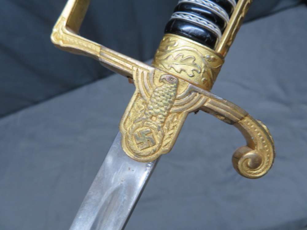 WWII GERMAN ARMY OFFICER DRESS SWORD-EICKHORN NR. 1693 WRANGEL-img-9