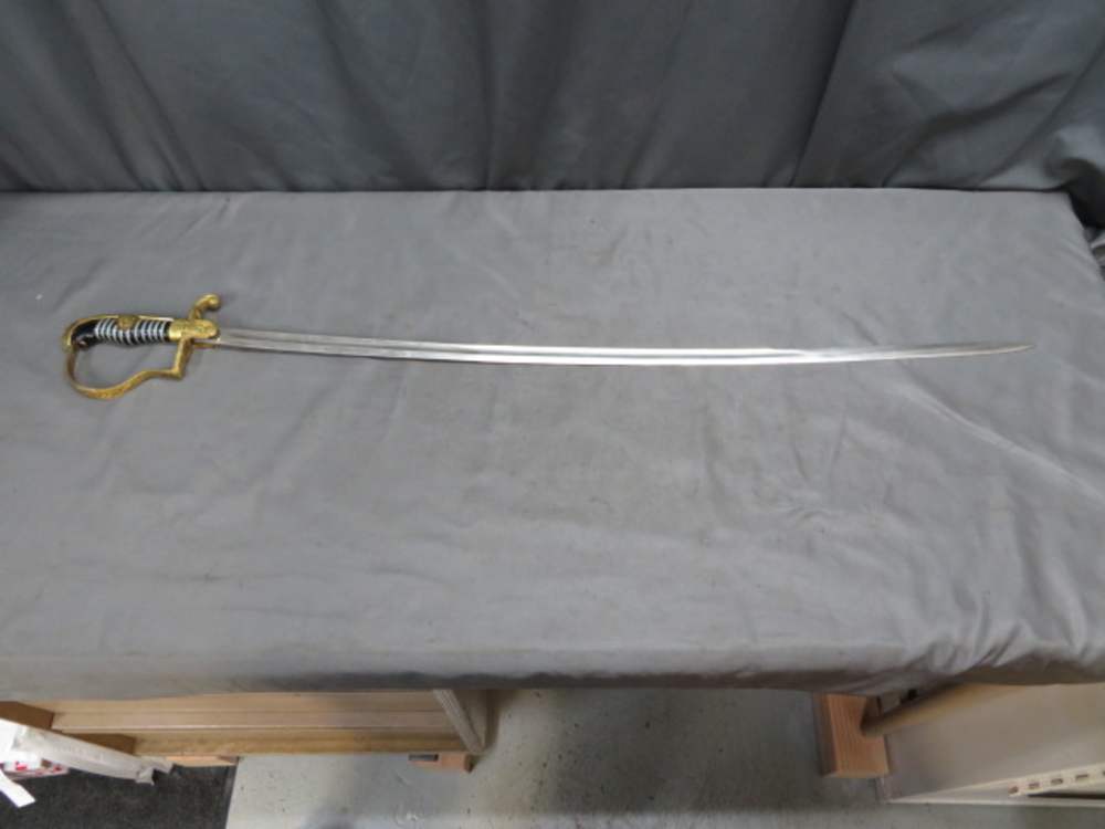 WWII GERMAN ARMY OFFICER DRESS SWORD-EICKHORN NR. 1693 WRANGEL-img-0