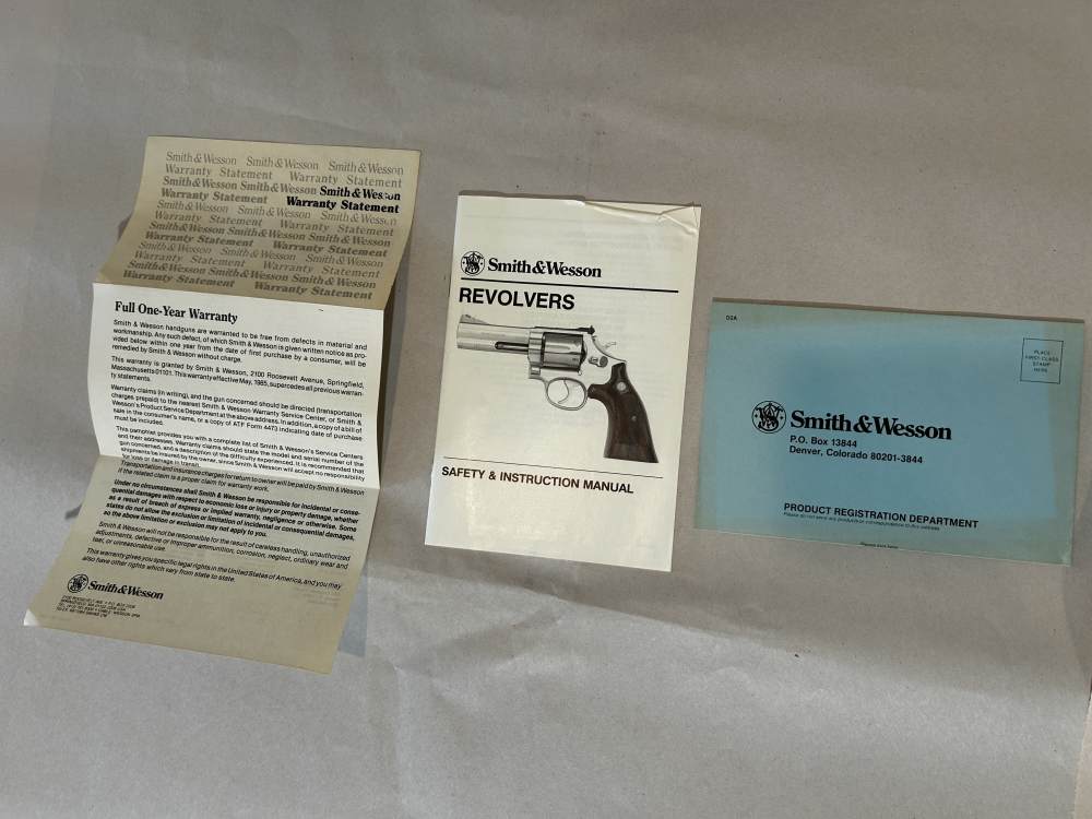 Smith & Wesson Model 629-2 .44 Magnum 6" Stainless – Box & Papers-img-14