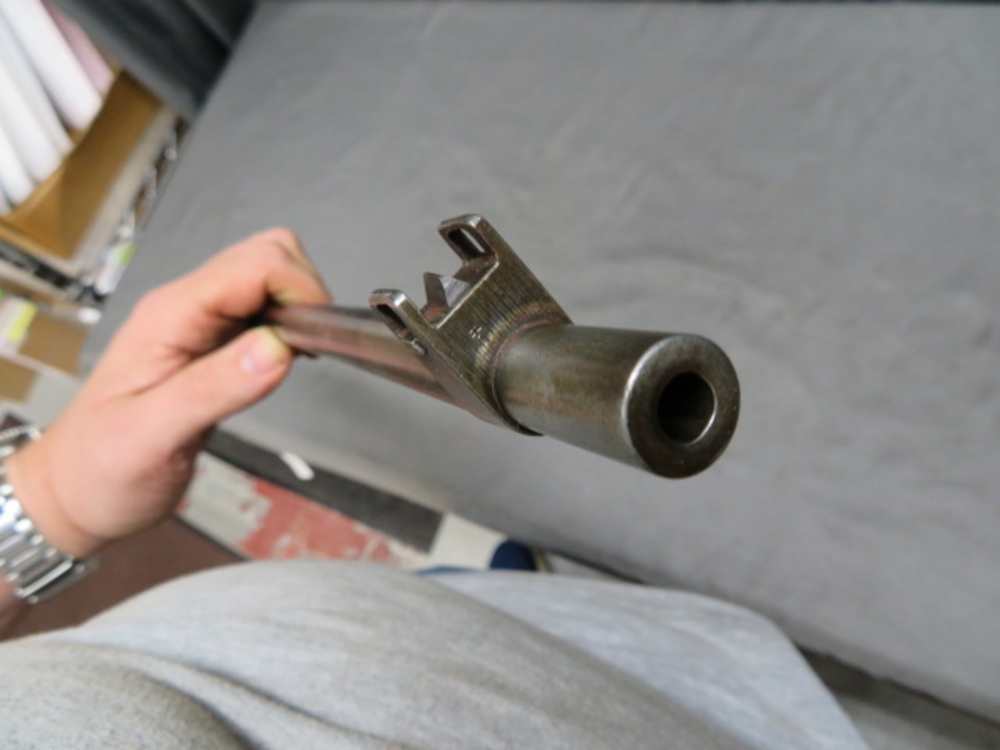 WWII JAPANESE TYPE 38 ARISAKA CARBINE BARREL-FULL LENGTH W/ SIGHTS-img-9