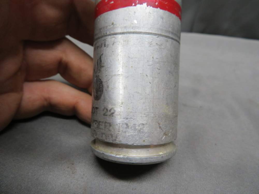 WWII US MILITARY AN-M28 DOUBLE RED STAR SIGNAL FLARE-DATED 1942-img-5