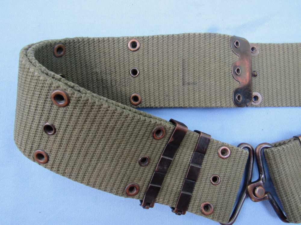 US Army.38 Revolver Hip Holster Rig, FFLD ENG., Large Belt...Late Vietnam-img-10