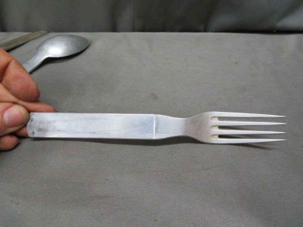 WWII GERMAN ARMY MESS KIT UTENSIL SET-ORIGINAL-EAGLE MARKED-img-14