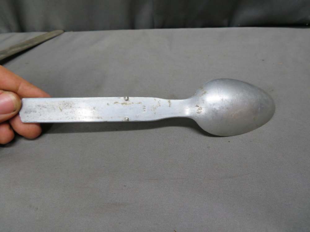 WWII GERMAN ARMY MESS KIT UTENSIL SET-ORIGINAL-EAGLE MARKED-img-12