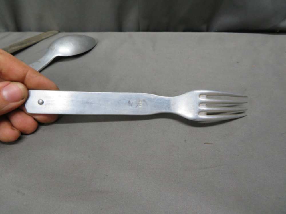 WWII GERMAN ARMY MESS KIT UTENSIL SET-ORIGINAL-EAGLE MARKED-img-15