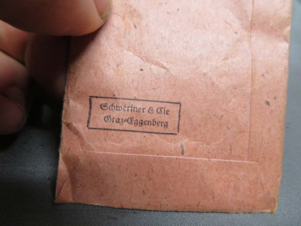 WWII GERMAN WAR MERIT MEDAL W/ ENVELOPE-ORIGINAL-NICE DETAIL & PATINA-img-7