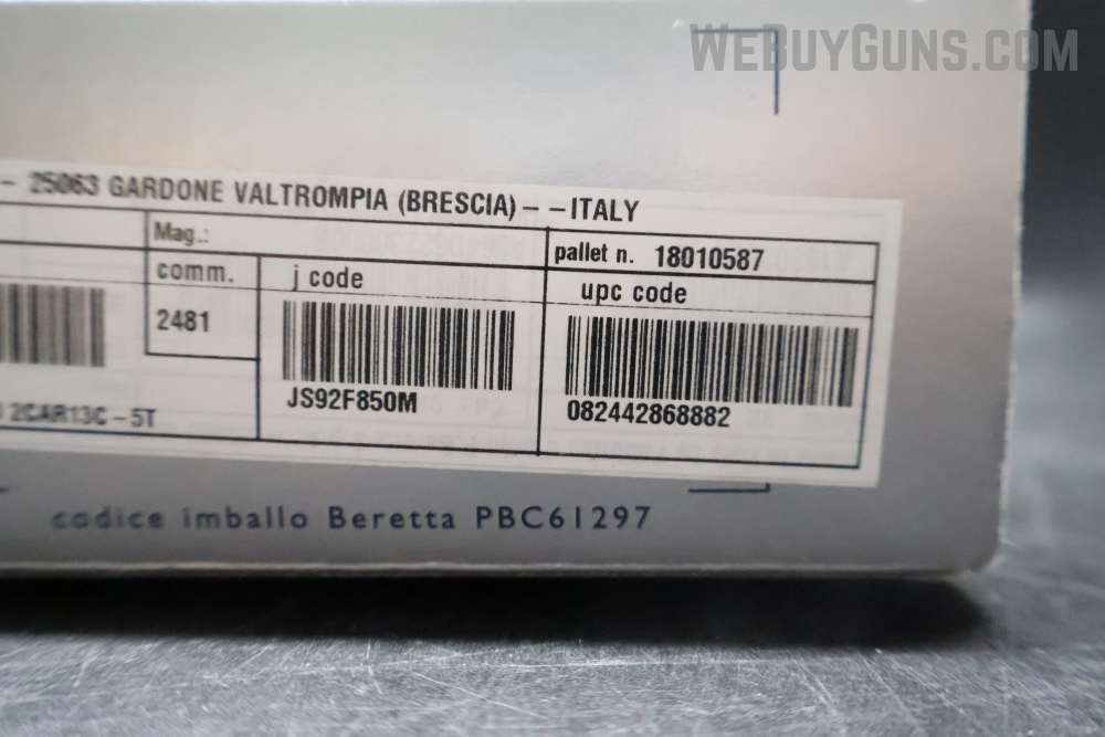 Beretta 92 Compact L Semi-Automatic Pistol 9mm Parabellum-img-20