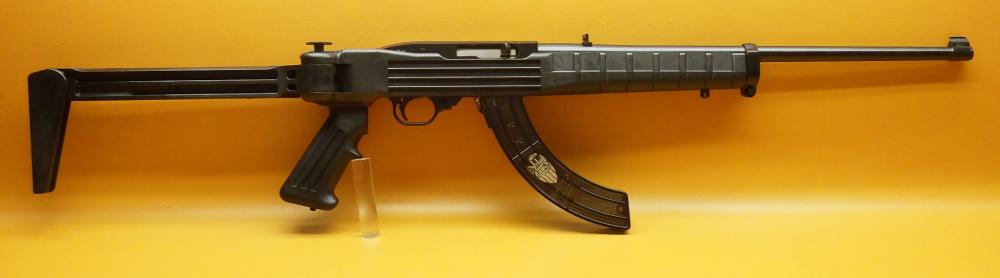 Ruger 10/22 Carbine .22LR 18.5"Bbl Ram-Line Side Folding Synth Stock 1986-img-0