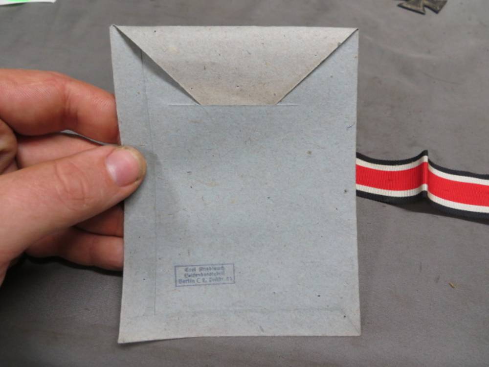 WWII GERMAN IRON CROSS 2ND CLASS W/ ENVELOPE-ORIGINAL-NICE FINISH & DETAIL-img-6